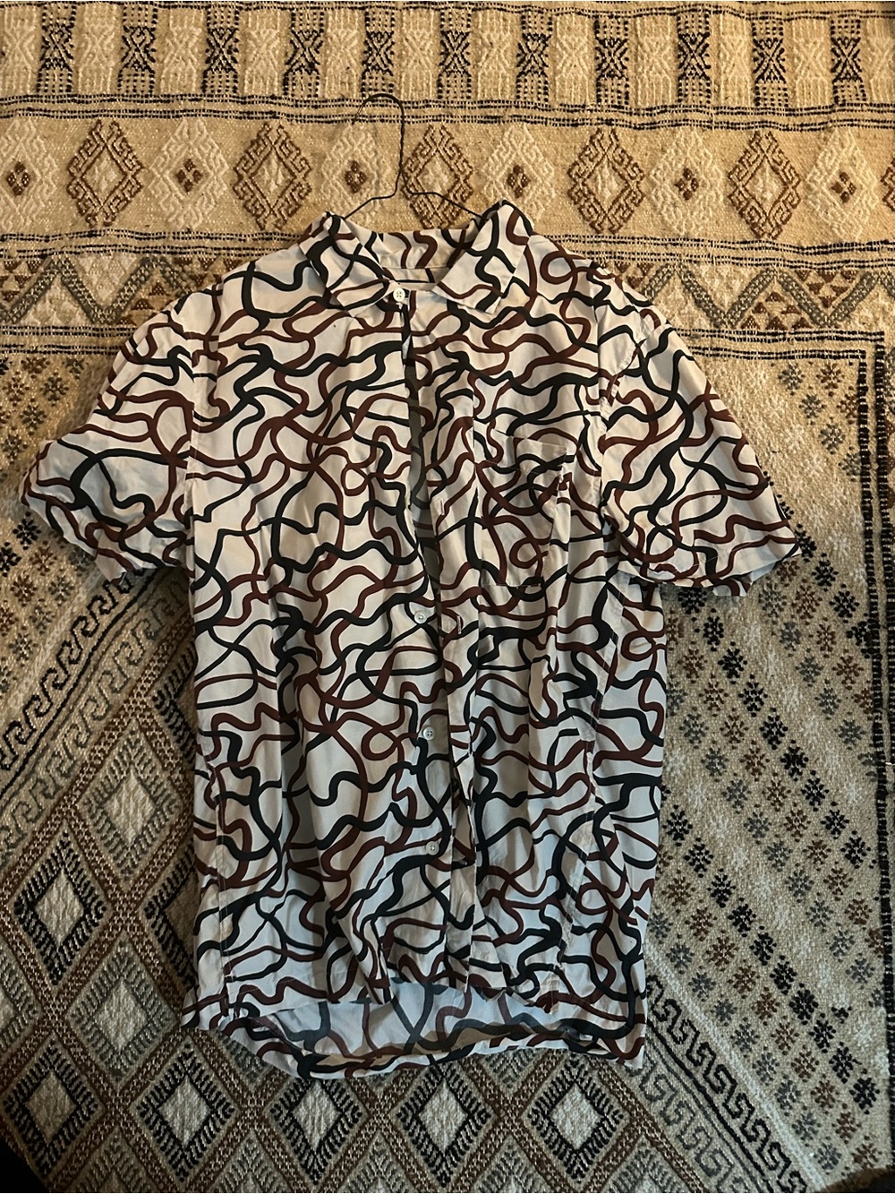 Men's Short Sleeve Button-Up Shirt